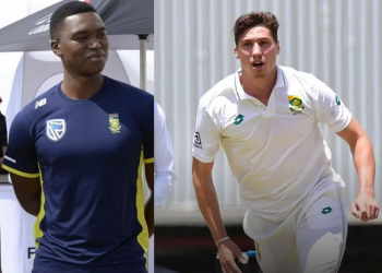 Lungi Ngidi praises colleague Nandre Burger for his outstanding Test debut, saying, "I mean, who doesn't like a burger?"