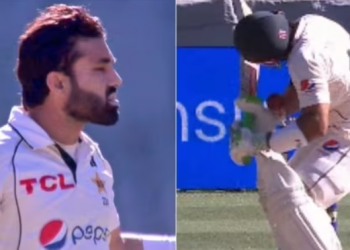 The contentious dismissal of Muhammad Rizwan takes a new turn, and a picture purporting to show the wicketkeeper was struck on the wrist goes viral.