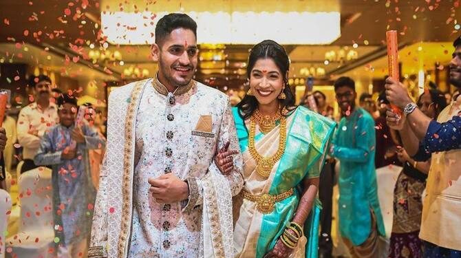 Nabha Gaddamwar and Tushar Deshpande tie the knot