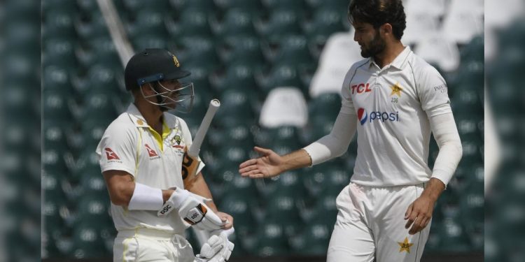 David Warner describes his conversation with Shaheen Afridi as "just normal banter."
