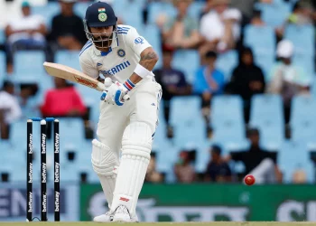 Virat Kohli becomes the first athlete to reach the 2,000-run mark in seven separate calendar years.