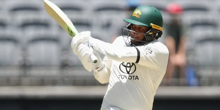 ICC accuses Usman Khawaja of using a black armband during the Perth Test.