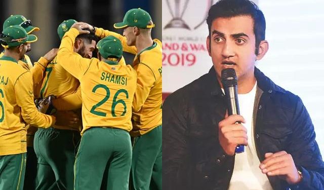 Gautam Gambhir comments on South Africa's challenging 20/20 World Cup draw