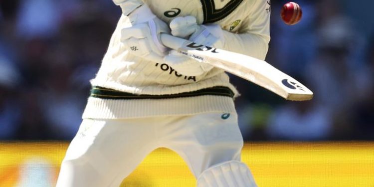 Usman Khawaja cops deliver a powerful blow off Shamar