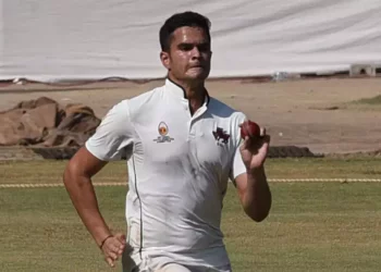 Arjun Tendulkar struggles at the bat and Goa is bowled out for 135 against Tripura in the Ranji Trophy 2023–24.