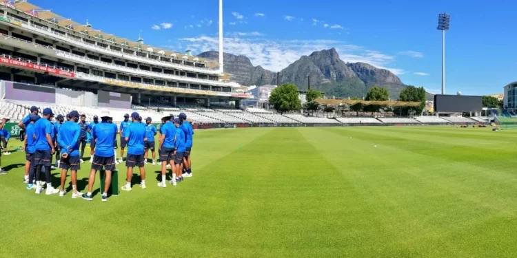 Prior to South Africa-India, a green-tinged surface draws attention. Test of Cape Town