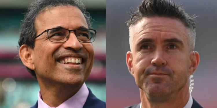 In response to Harsha's perspective on switch-hit, Pietersen says, "I never thought I'd hear you squash entertainment in sport."