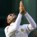 Keshav Maharaj said of the entrance song Ram Siya Ram, "I requested that be played."