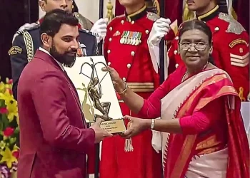 Mohammed Shami resides in "a dream" at New Delhi's Rashtrapati Bhavan.