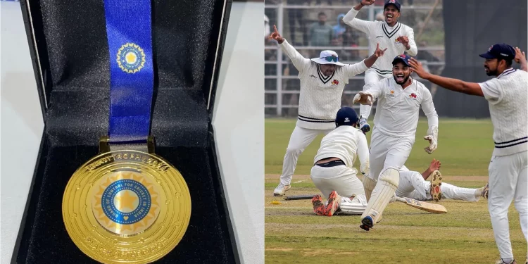 Ranji Trophy 2024: BCCI First Presents the "Player of the Match Medal"