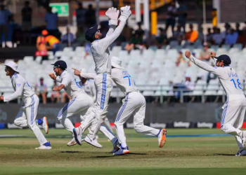 India overtook South Africa in the World Cup final in Cape Town, securing a historic victory.