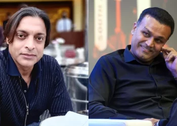 Shoaib Akhtar and Virender Sehwag joke around hilariously about the former pacer's lengthy run-up.