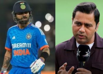 Virat Kohli is at the wicket," said Aakash Chopra