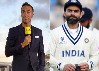 Michael Vaughan says that India greatly misses Virat Kohli's leadership in Test cricket.