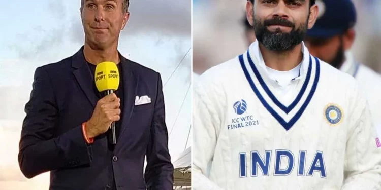 Michael Vaughan says that India greatly misses Virat Kohli's leadership in Test cricket.
