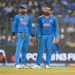 Rohit Sharma on Virat Kohli's duck in the thrilling third Twenty20 International: "He tried to go hard from the word go."