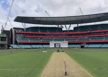 Adam Lewis, curator of the SCG, talks about pitch-related issues prior to Australia's match against Pakistan.