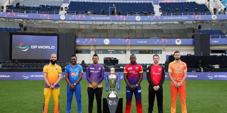 ILT20 captains gather at Dubai International Stadium to honor the game's spirit.