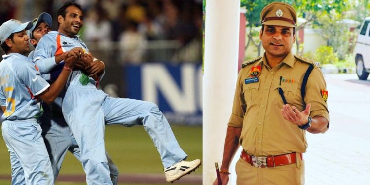 Joginder Sharma, the 2007 World Cup victor, is charged with aiding and abetting suicide.