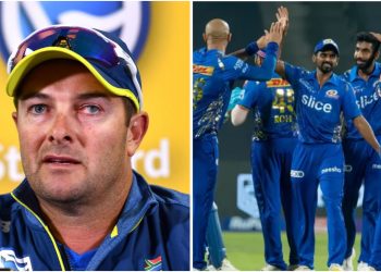 MI head coach Mark Boucher stated, "I think it's above my pay grade to answer or ask questions of the BCCI" regarding Rohit Sharma's potential SA20 League participation.