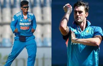 Pat Cummins and Deepti Sharma