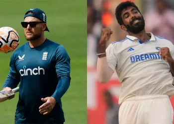 Brendon McCullum on Jasprit Bumrah's threat in the next Tests: "We need to find ways to counter that."