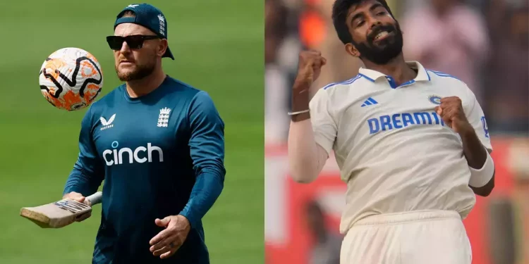 Brendon McCullum on Jasprit Bumrah's threat in the next Tests: "We need to find ways to counter that."