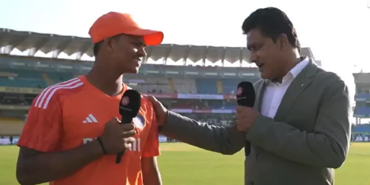 After the Rajkot game, Anil Kumble orders Yashasvi Jaiswal to bowl as well, saying, "Go tell the skipper to give a few overs."