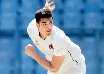 In the Ranji Trophy match versus Gujarat, Arjun Tendulkar records his best-ever numbers.
