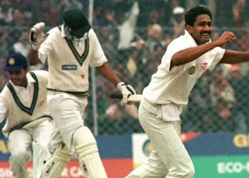 On This Day: Pakistan gets defeated by Anil Kumble's outstanding 10-wicket performance.