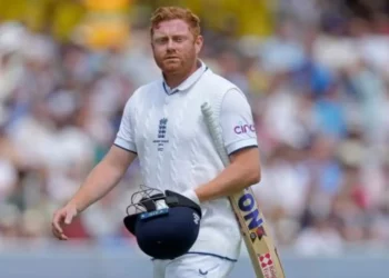 Jonny Bairstow of England sets an unwelcome Test record against India