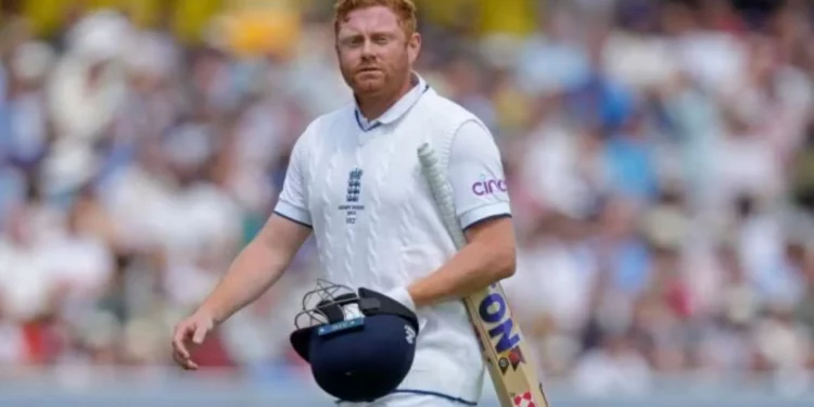 Jonny Bairstow of England sets an unwelcome Test record against India