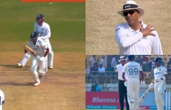 2024 India vs. England: Following a second warning for running on the pitch, India was penalized five runs.