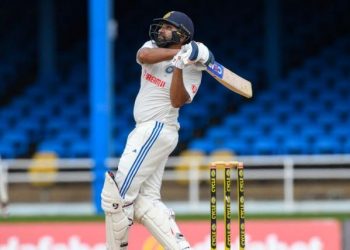 IND vs ENG: On the first day of the Rajkot Test, Rohit Sharma breaks MS Dhoni's record for most sixes.