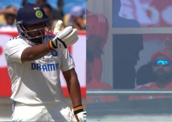 Rohit Sharma is upset after Yashasvi Jaiswal denies Sarfaraz Khan an easy two in the IND vs. ENG 2024 match.