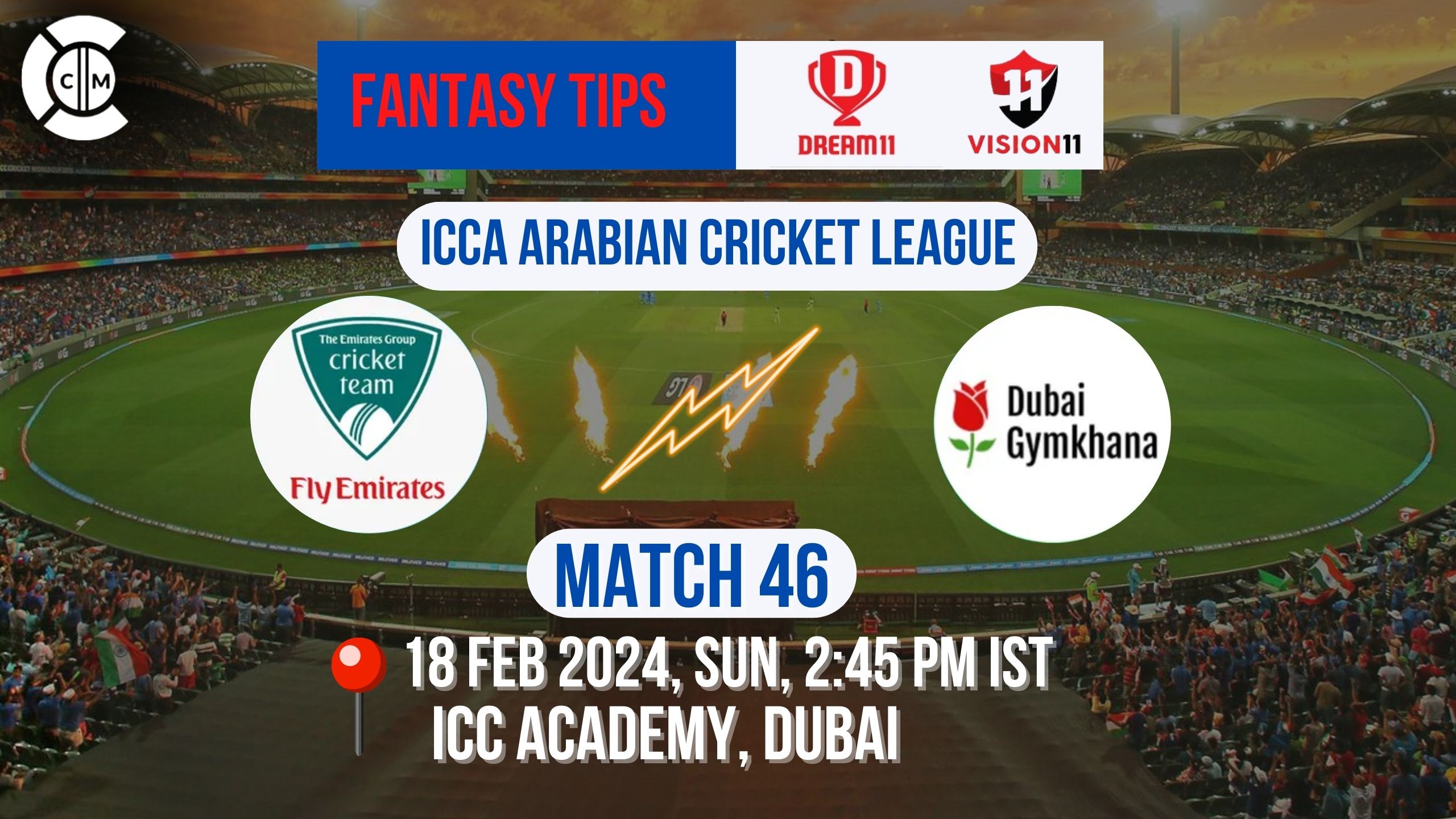 FES vs DGA Dream11 Prediction, Fantasy Cricket Tips, Playing XI, Pitch Report & Injury Updates For Match 46 of ICCA Arabian Cricket League 2024