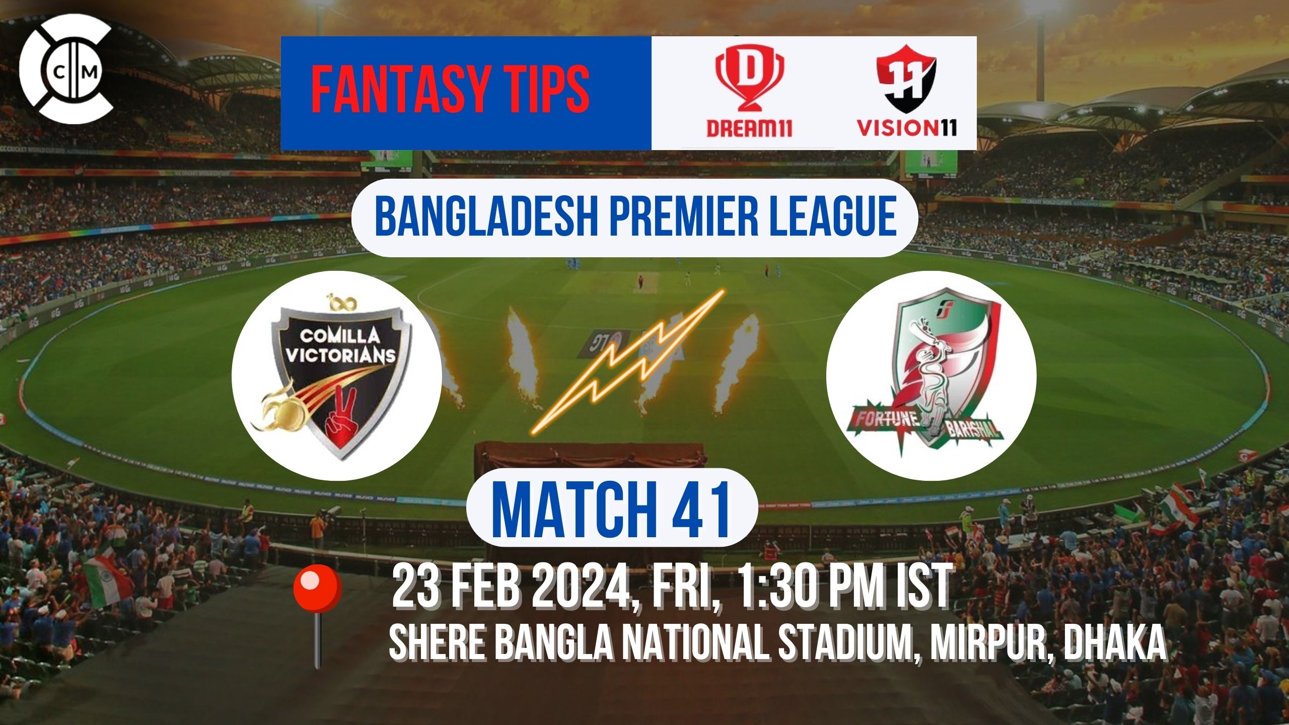 COV vs FBA Dream11 Prediction, BPL Fantasy Cricket Tips, Playing 11, Injury Updates & Pitch Report For Match 41