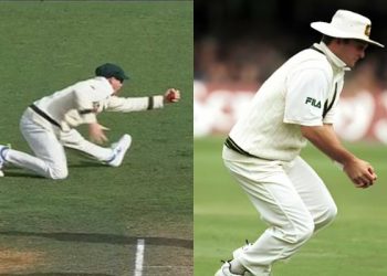 Steve Smith moves up to the top of the Test catching list, beating Mark Waugh.