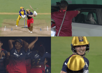 WPL 2024: Ellyse Perry reacts after smashing a vehicle window with a massive six in a priceless way