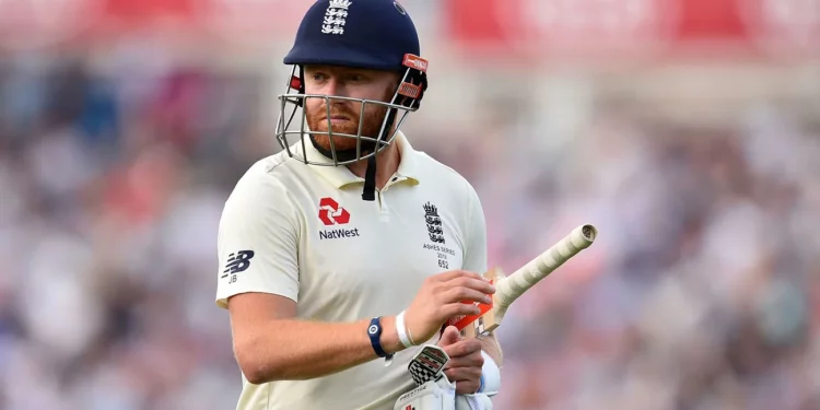 Jonny Bairstow becomes agitated after the "Bazball gets battered" shouts during the IND vs. ENG match in Dharamshala.