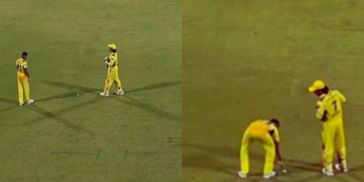 Fact Check: Did Matheesha Pathirana touch MS Dhoni's feet prior to bowling?