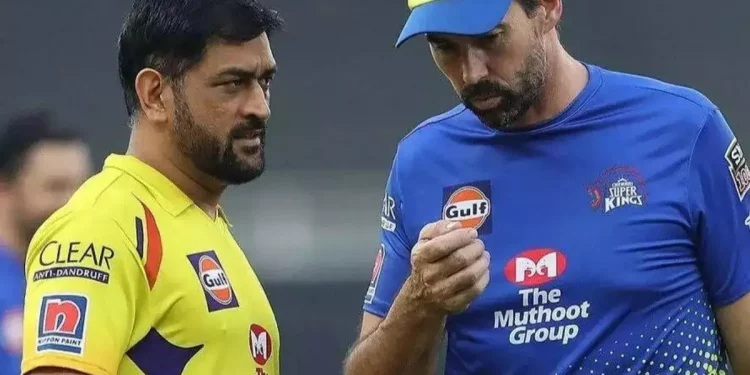Stephen Fleming describes the scenes in the dressing room after Dhoni revealed the captaincy news, saying, "There wasn't a dry eye."