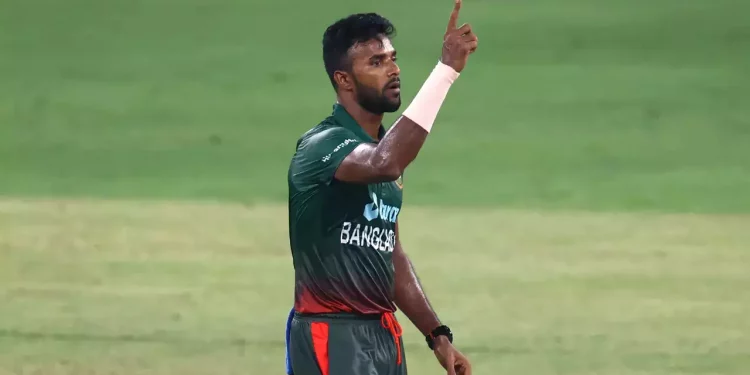 Ebadot Hossain of Bangladesh has been ruled out of the T20 World Cup with an injury.
