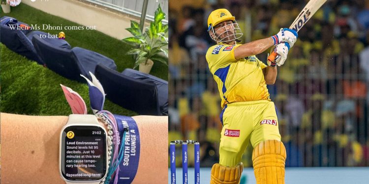IPL 2024: Quinton de Kock's wife receives a notice about a "temporary hearing loss," and the crowd goes crazy as MS Dhoni steps out to bat in Lucknow