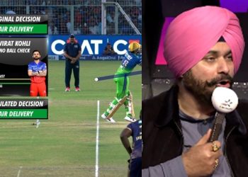 Navjot Singh Sidhu defends Virat Kohli following his contentious dismissal against KKR, saying it is "against the spirit of the game."