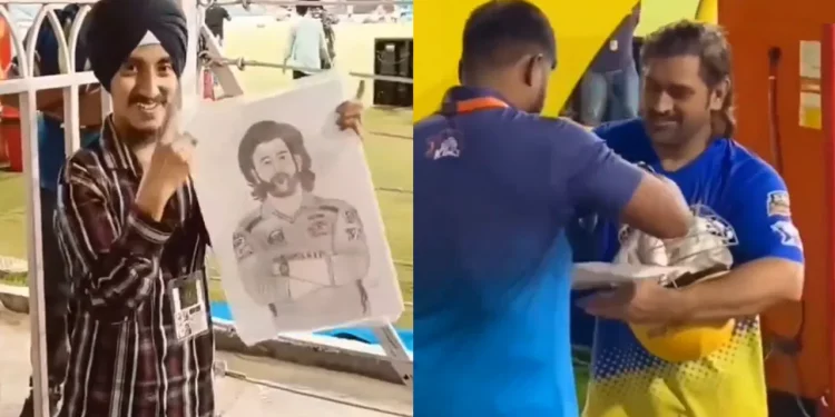 IPL 2024: MS Dhoni grants a special-needs fan in Lucknow their request, and the video becomes viral
