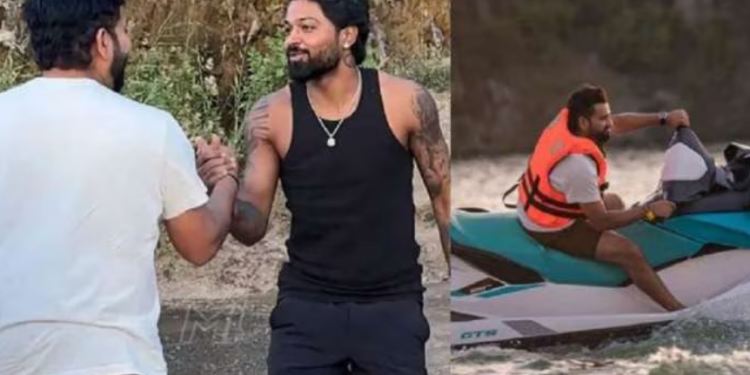 Watch: Amidst rumors of a falling out, Rohit Sharma and Hardik Pandya enjoy a warm bond