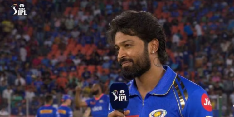 During his toss against PBKS, Hardik Pandya made a subtle jab at the audience by saying, "IPL tests you."