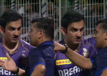 KKR against RCB: Following the controversy surrounding Virat Kohli's dismissal, Gautam Gambhir was seen fighting with the fourth umpire in a memorable IPL 2024 scene