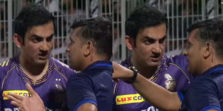 KKR against RCB: Following the controversy surrounding Virat Kohli's dismissal, Gautam Gambhir was seen fighting with the fourth umpire in a memorable IPL 2024 scene